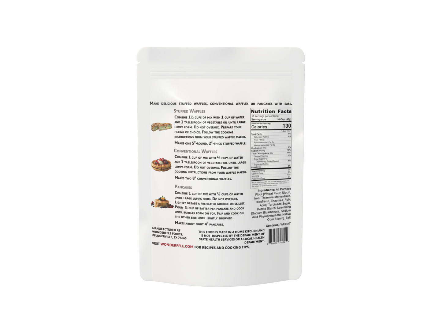 Stuffed Waffle and Pancake Mix